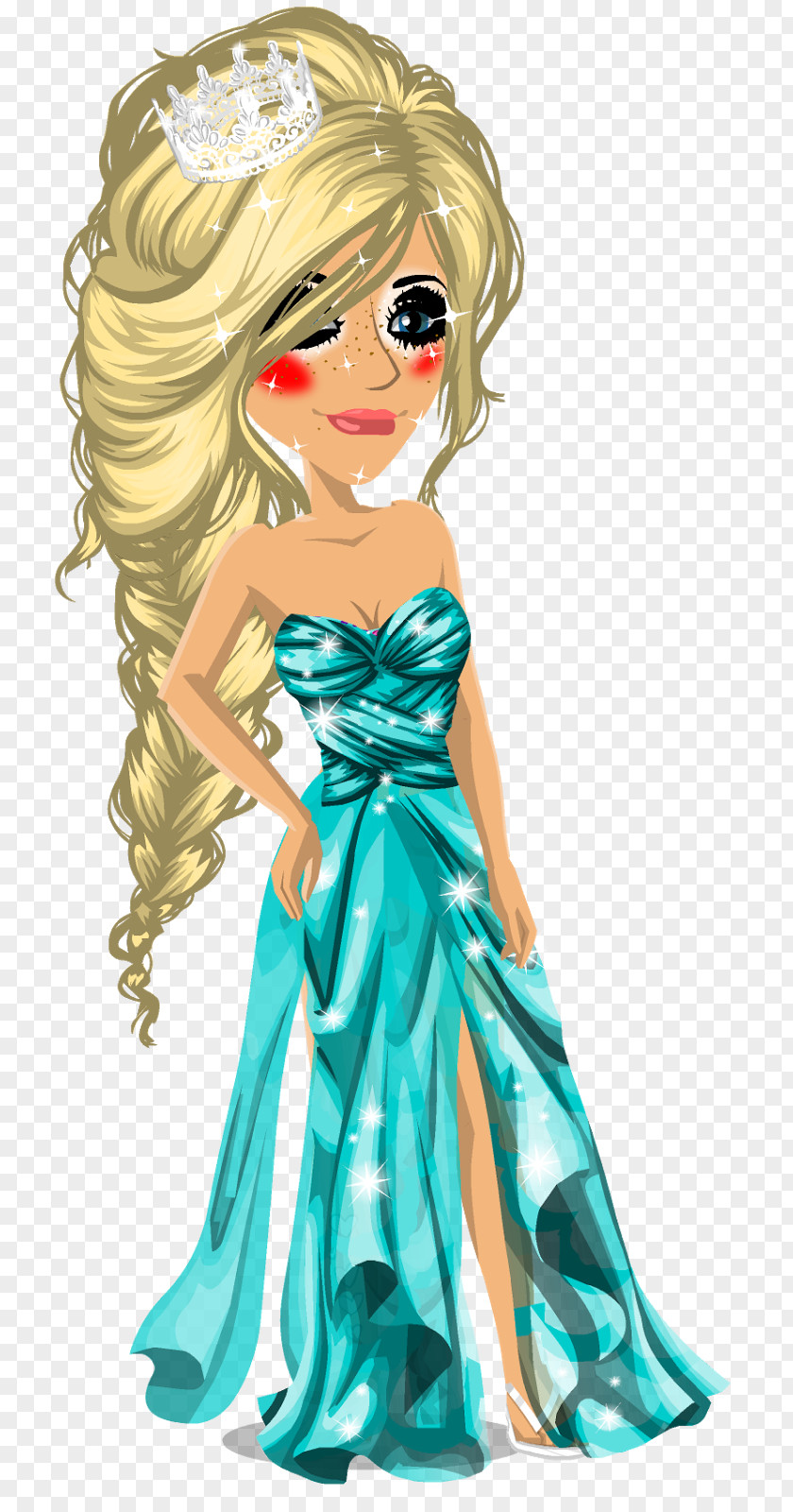 Elsa MovieStarPlanet Drawing Game PNG