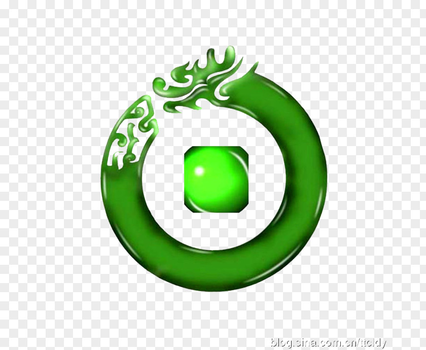Green Chinese Dragon Jade Icon PNG