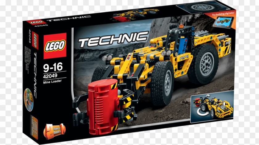 Lego Technic Bugatti Toy LEGO Digital Designer 42049 Mine Loader PNG