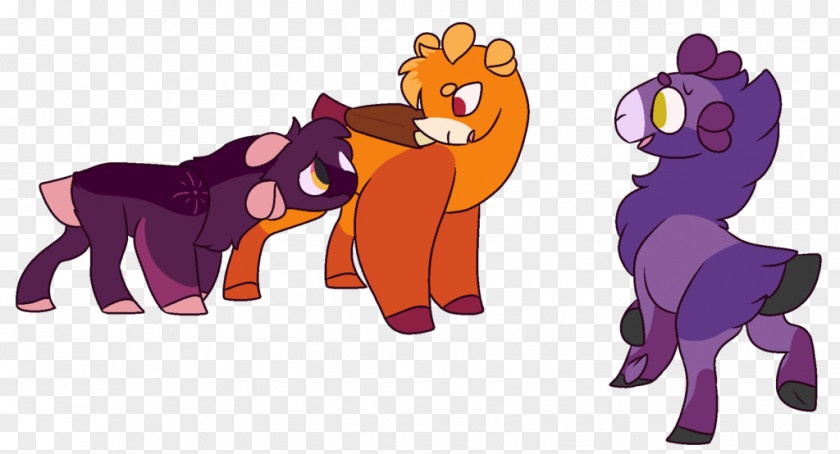 Lion Horse Cat Dog PNG