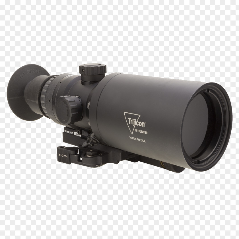 Optics Thermal Weapon Sight Trijicon Firearm Telescopic PNG