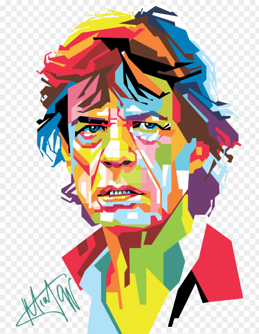 POP ART Mick Jagger Artist Portrait Pop Art PNG