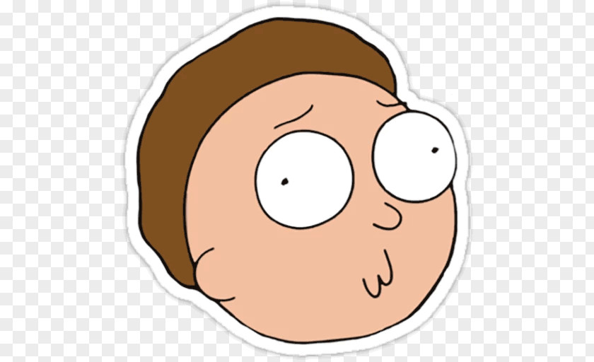 Rick And Morty Snout Clip Art Sticker Forehead PNG