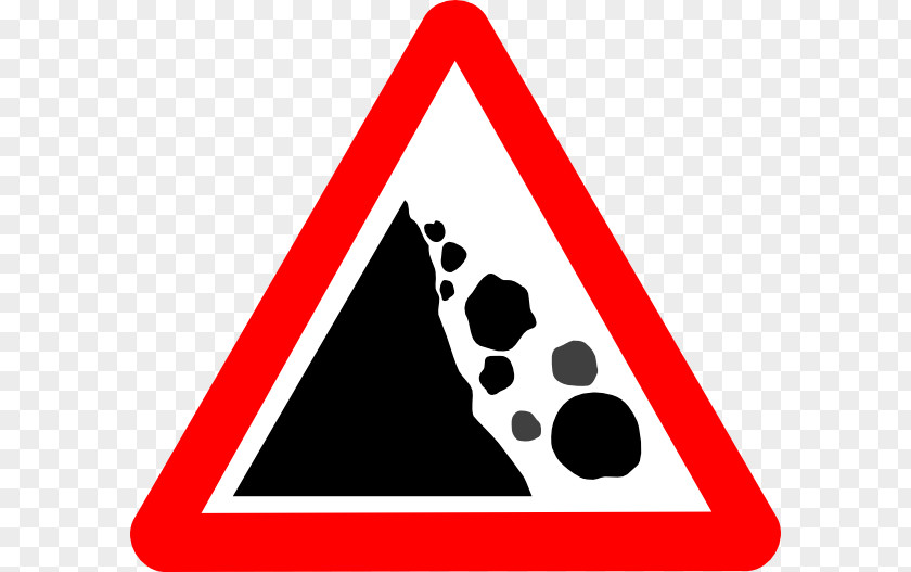 Road Sign Rockfall YouTube Traffic Clip Art PNG