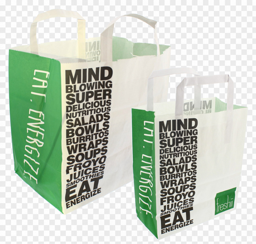 Salad Fork Shopping Bags & Trolleys Freshii Packaging And Labeling PNG