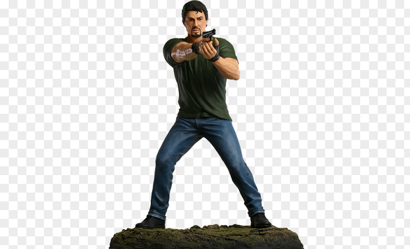 Sylvester Stallone Harry Potter Barney Ross Figurine The Expendables Statue Action Film PNG