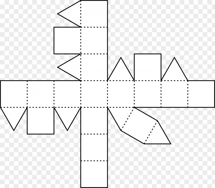 Triangle Rhombicuboctahedron Net Square Clip Art PNG