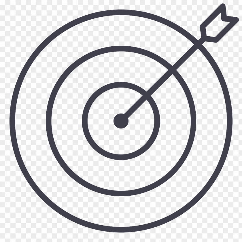 Bullseye Target Archery Vector Graphics Clip Art Illustration PNG