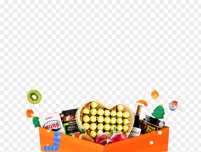 Chocolate Fruits Christmas Dinner Poster Food Banner PNG