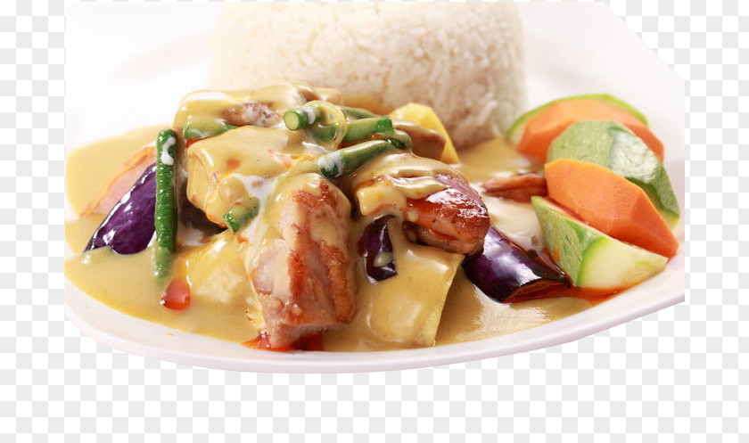 Eggplant Pilaf Minced Pork Rice Vegetarian Cuisine Dish Cooked PNG