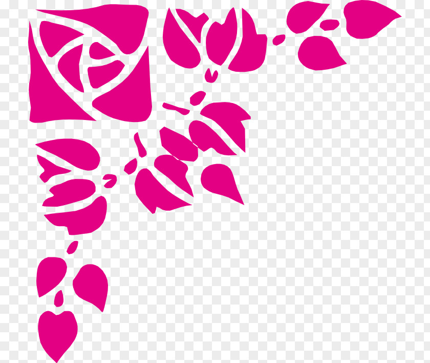Pink Flower Petals Angle Petal PNG