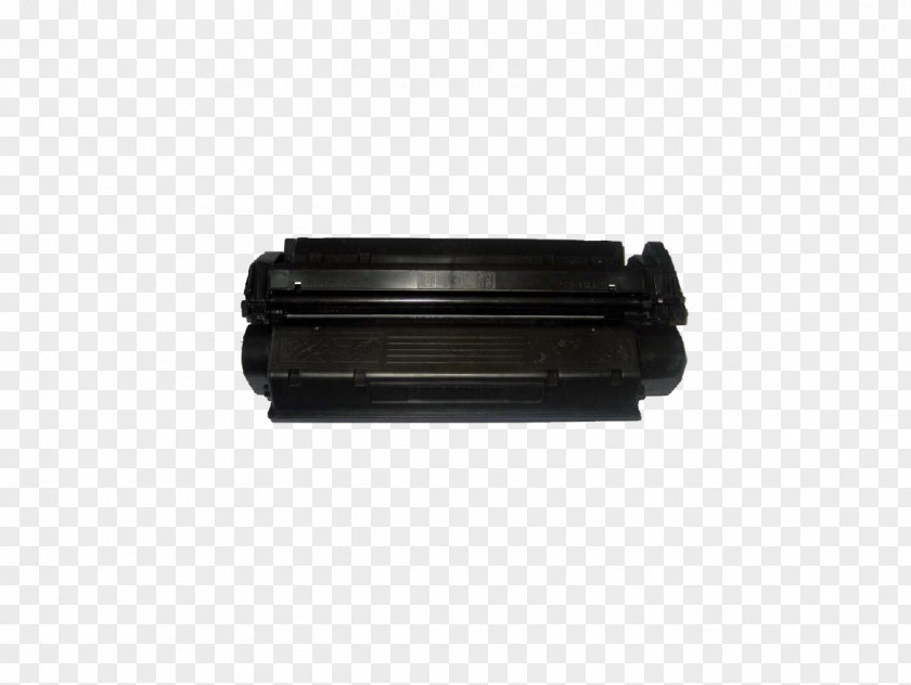 Pure Black Printer Cartridge Material Car Technology Angle PNG