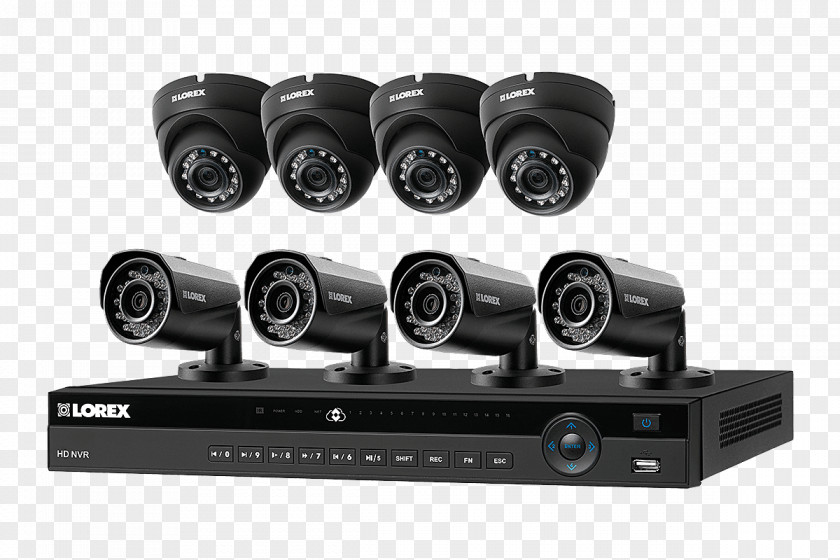 Bullet Proof Home Security Closed-circuit Television IP Camera 4K Resolution PNG