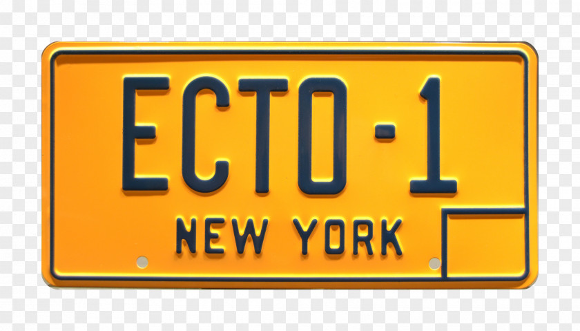 Car Vehicle License Plates Ecto-1 Slimer Hearse PNG