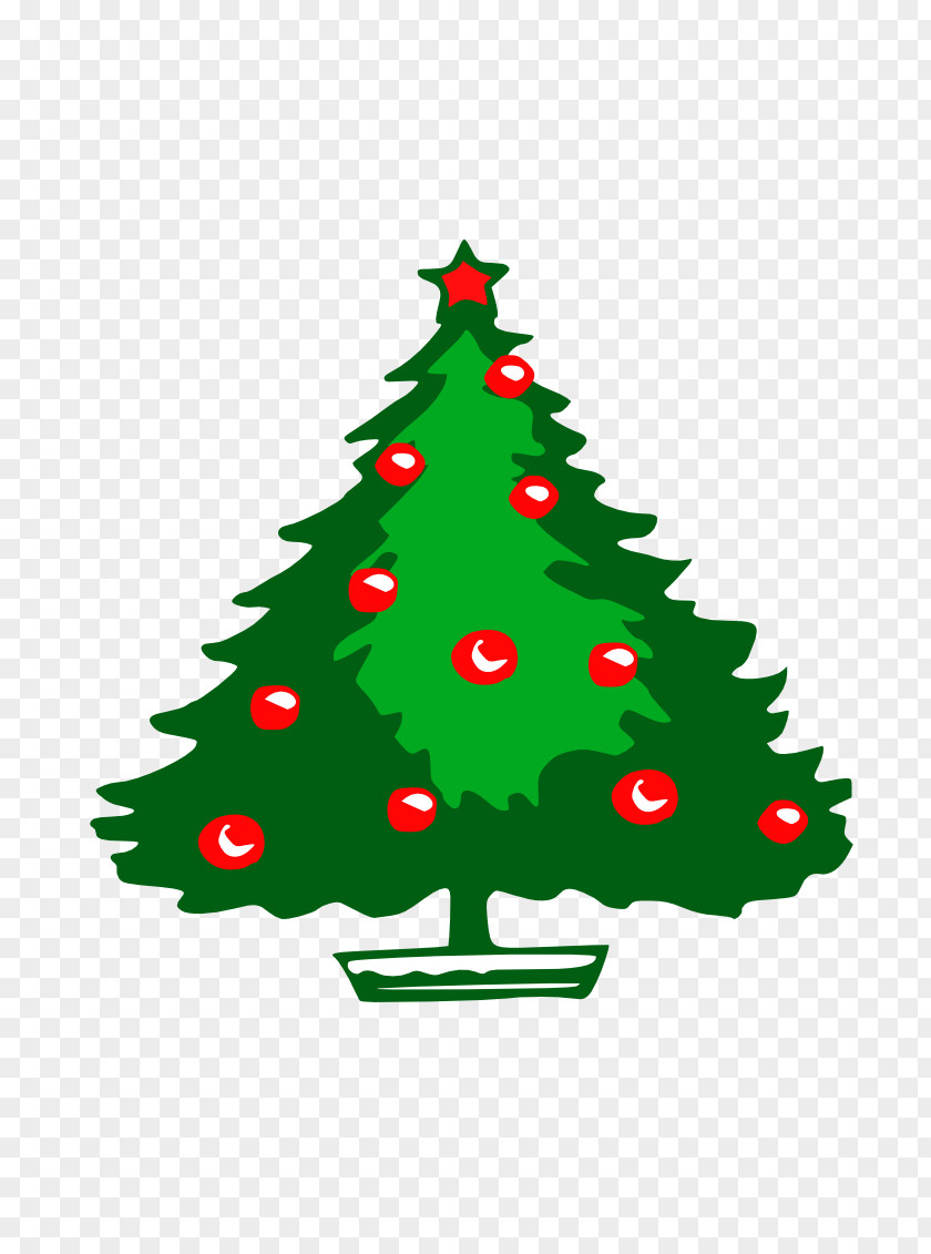 Christmas Tree Ornament Clip Art PNG