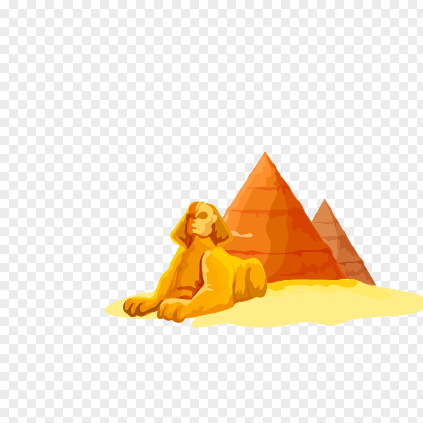 Pyramid Great Sphinx Of Giza Egyptian Pyramids Euclidean Vector PNG