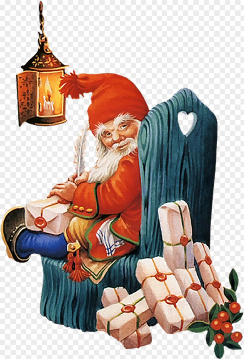 Santa Claus Christmas Gnome Mrs. Nisse PNG