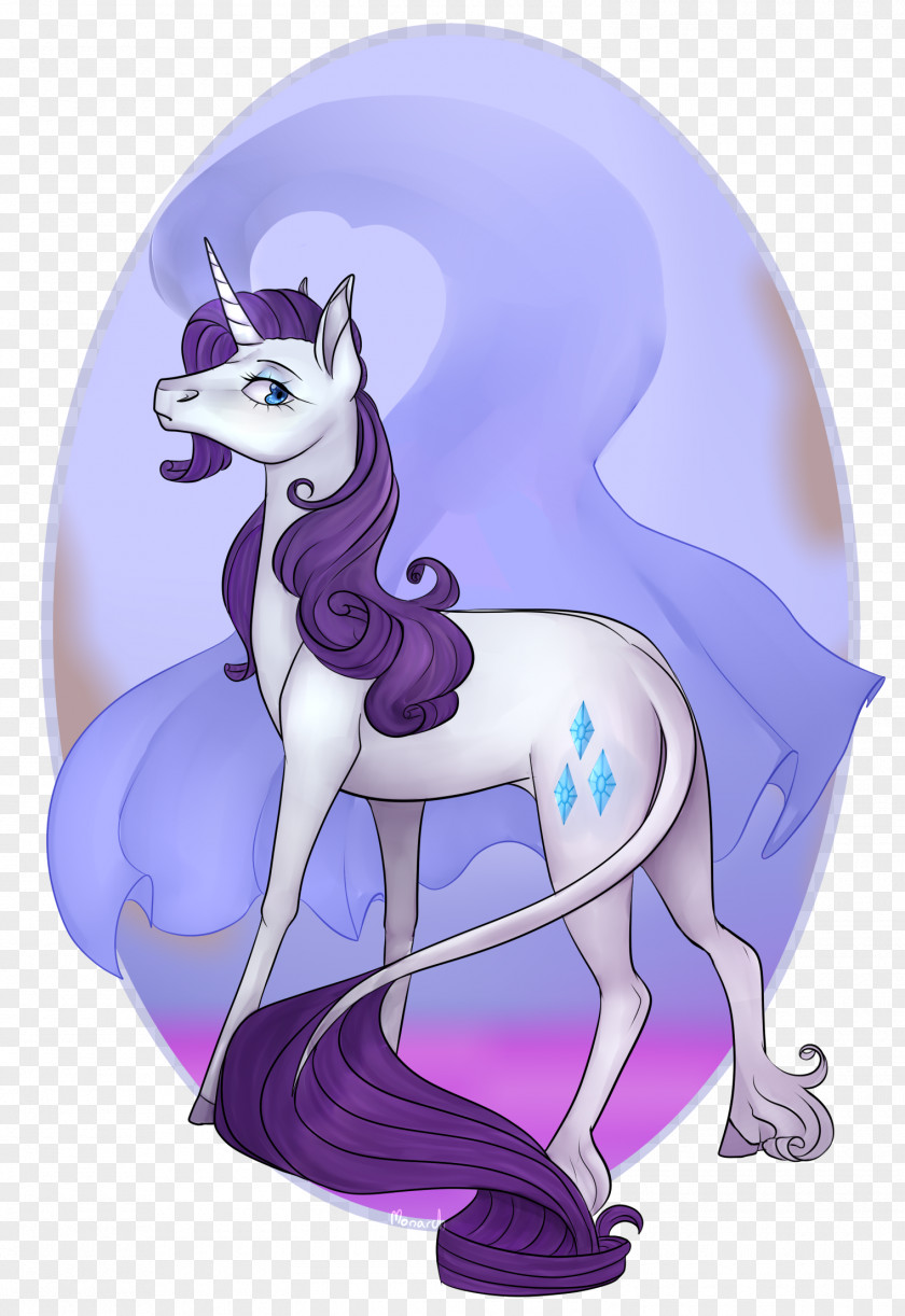 Unicorn Birthday Horse Violet Lilac Mane PNG