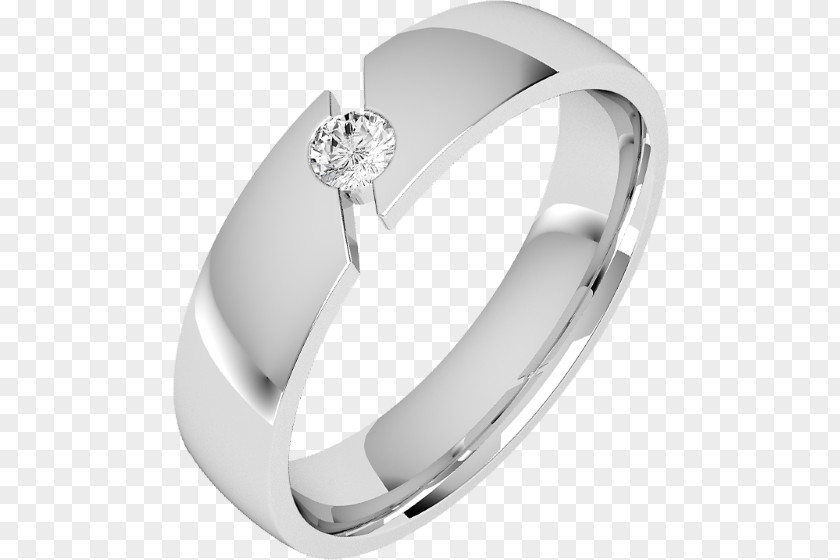 Wedding Ring Princess Cut Diamond PNG