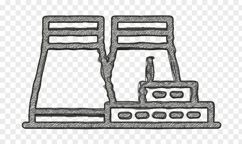 Nuclear Icon Plant Industrial Processes PNG