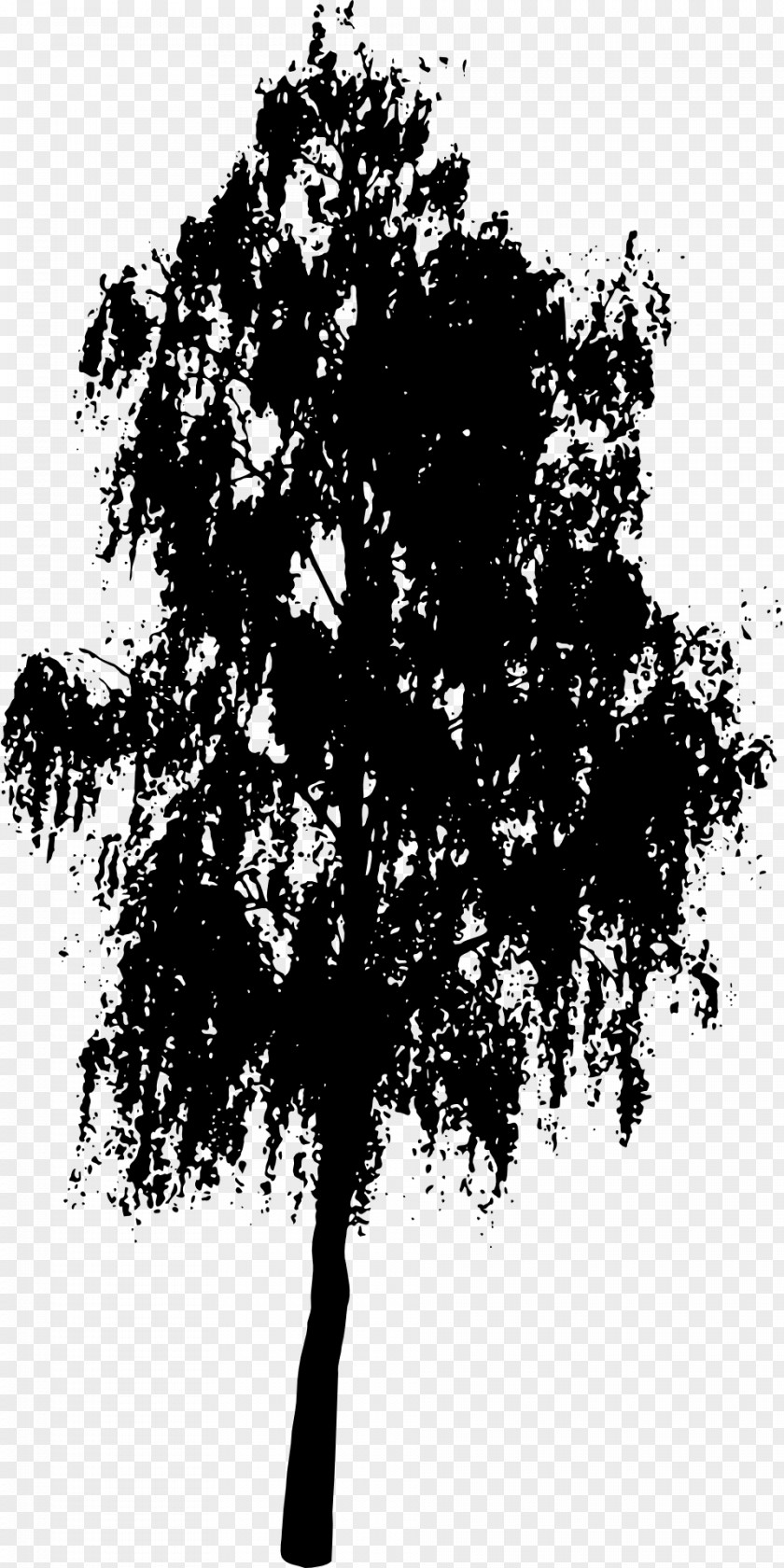 Silhouette Tree Clip Art PNG