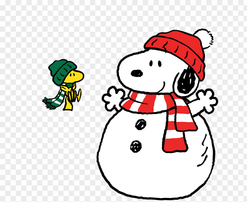 Snowman Snoopy Charlie Brown Woodstock Shermy Linus Van Pelt PNG
