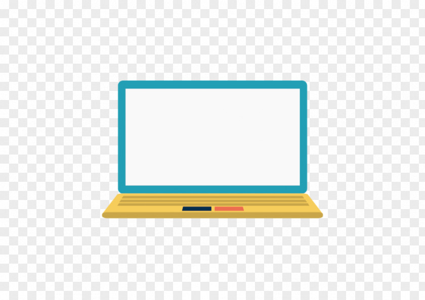 Vector Laptop Brand Blue Pattern PNG