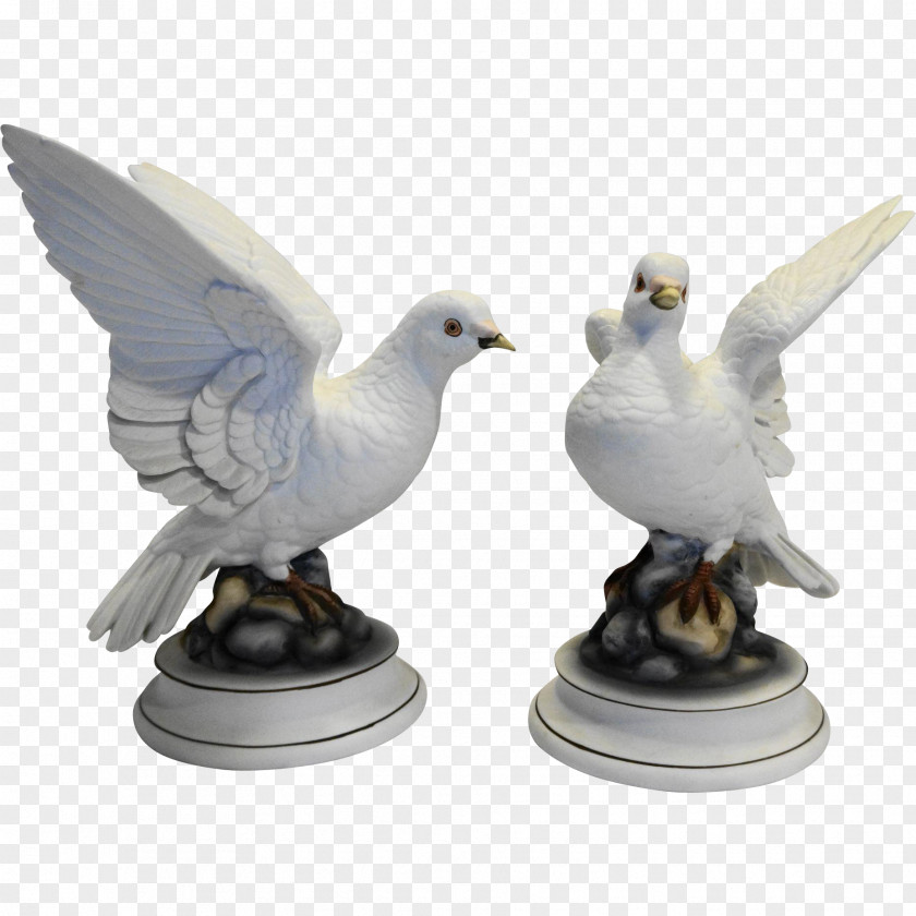 Bird Figurine Bisque Porcelain Ceramic PNG