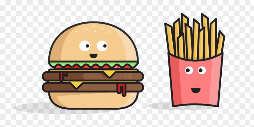 Burguer French Fries Hamburger Fast Food Cheeseburger Clip Art PNG