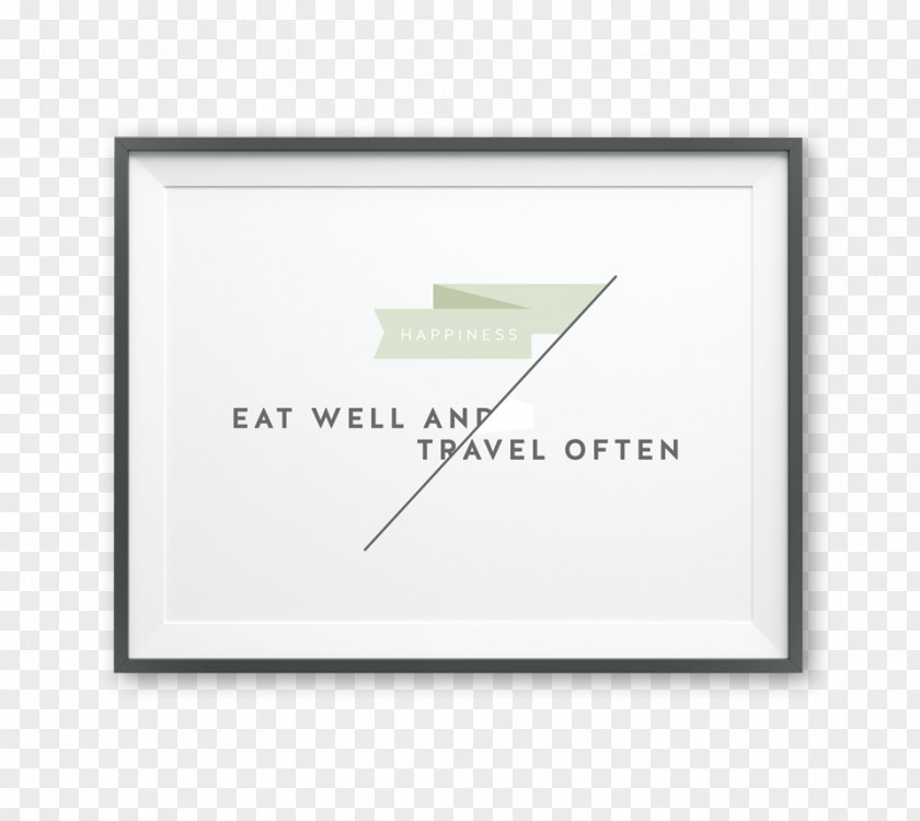 Eat Well Rectangle Brand Font PNG