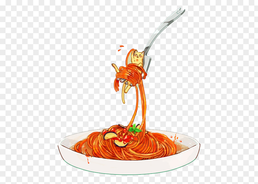 Fork And Noodles Doughnut Pasta Mie Ayam Italian Cuisine Spaghetti With Meatballs PNG