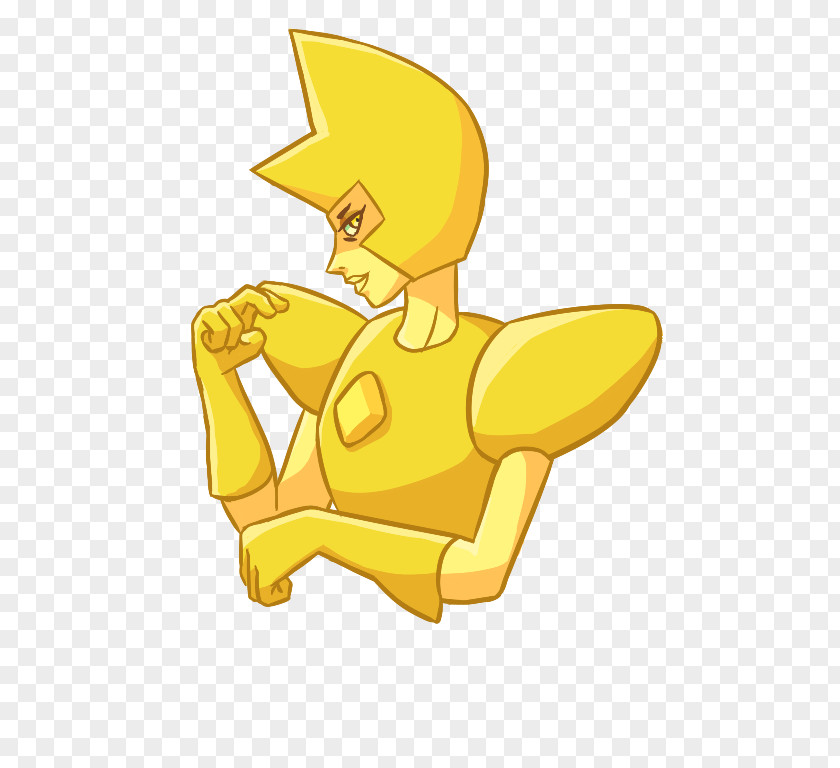 Funny Yellow Pearl Blue Diamond Gemstone PNG