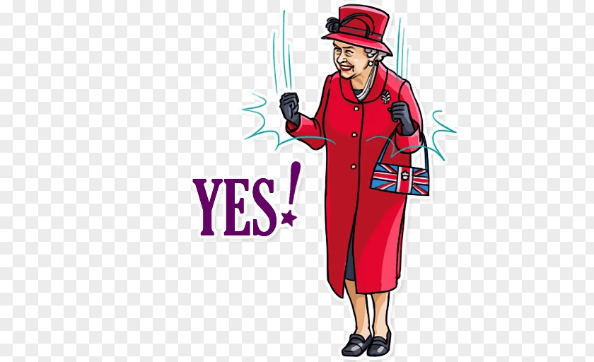 Queen Elizabeth Ii Telegram Sticker VKontakte Text Clip Art PNG