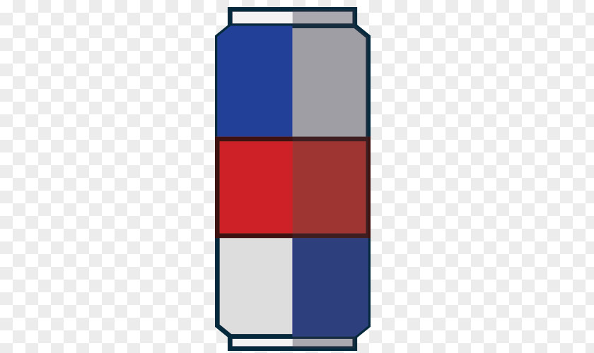 Red Bull Electric Blue Cobalt Rectangle PNG