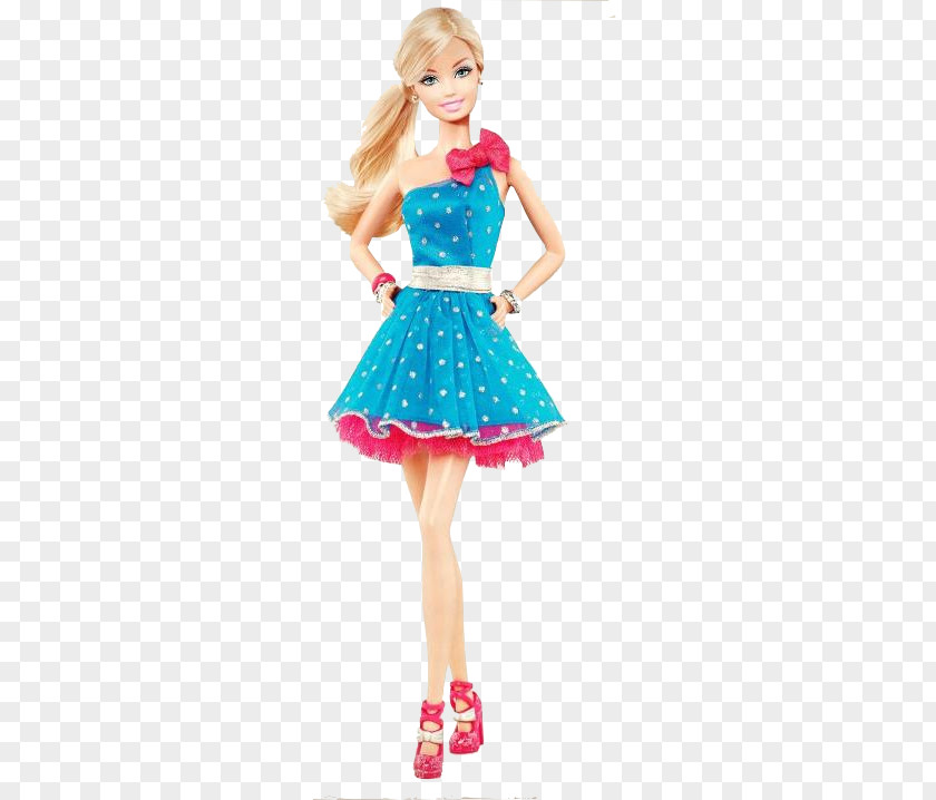 Barbie Style Doll Life-Size Dress PNG