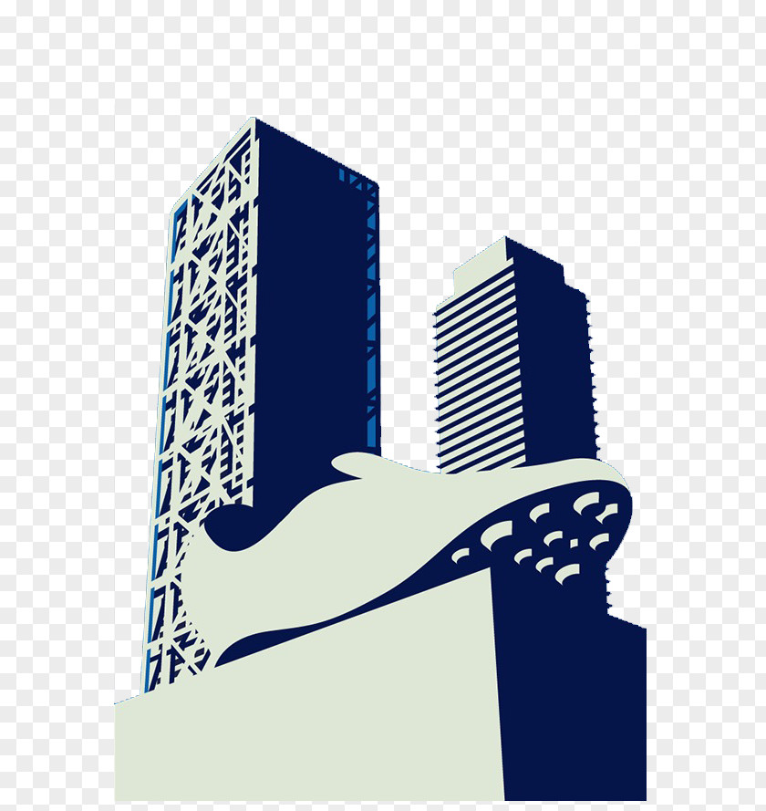 High-rise Buildings In Summer Hey Barcelona Graphic Design Poster Illustration PNG