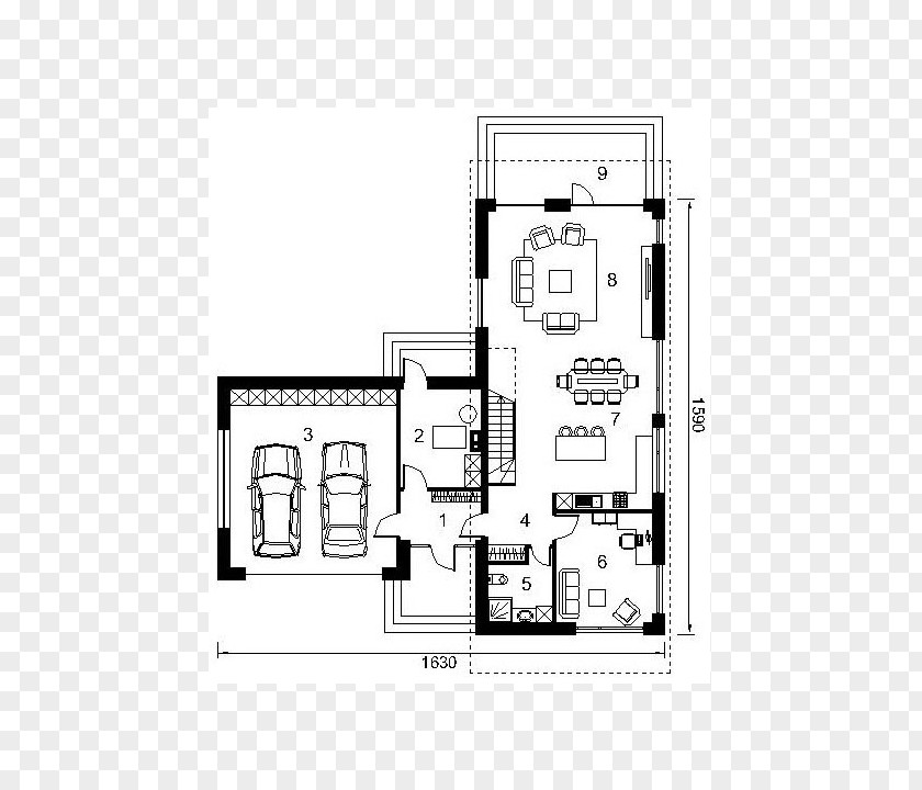 House Floor Plan Building Square Meter PNG