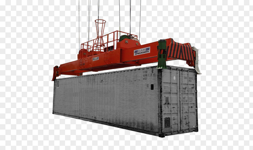 Mobile Crane Container Spreader Intermodal Gantry PNG
