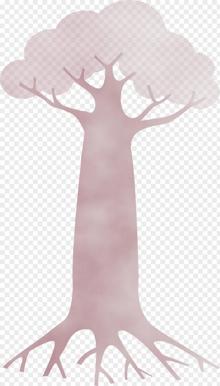 Pink M Font M-tree Tree PNG
