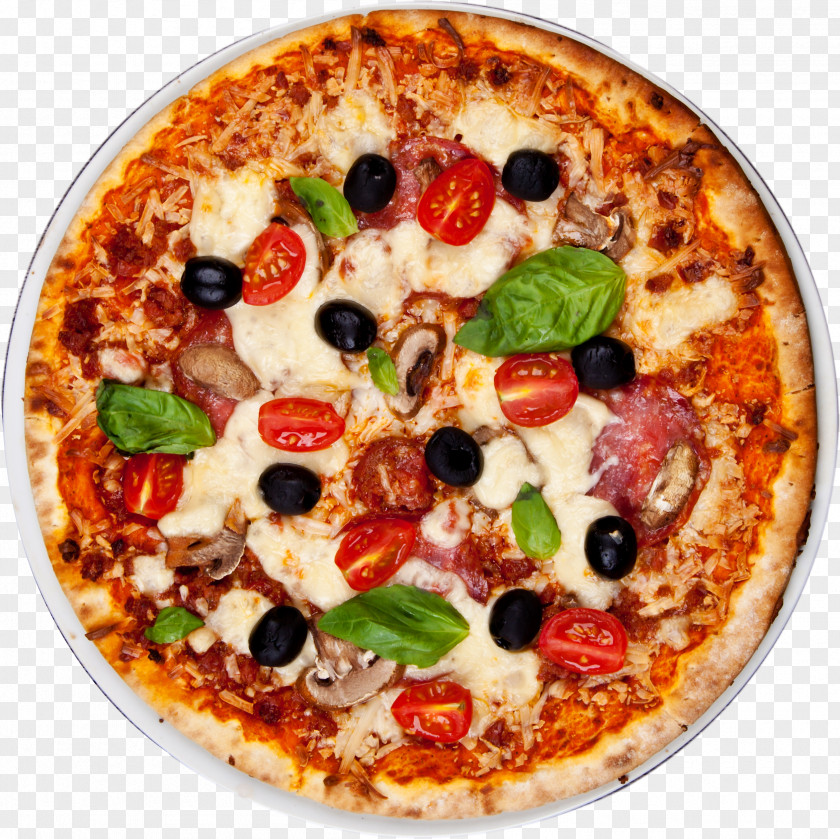 Pizza New York-style Italian Cuisine Take-out Margherita PNG