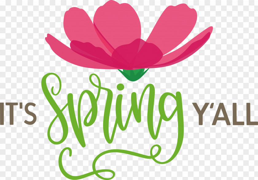 Spring Quote Message PNG