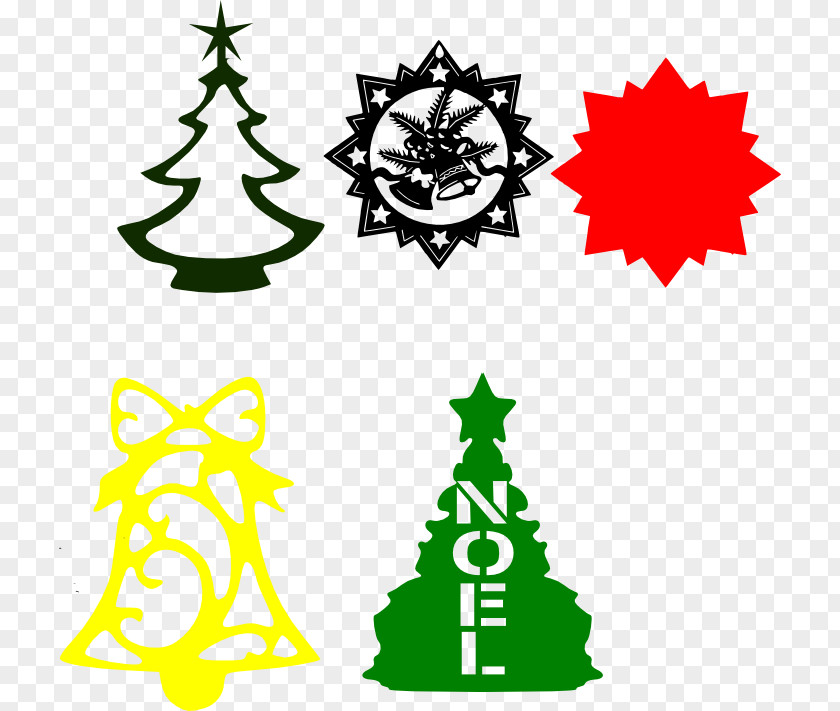 Tree Face Christmas Ornament Spruce Fir Clip Art PNG