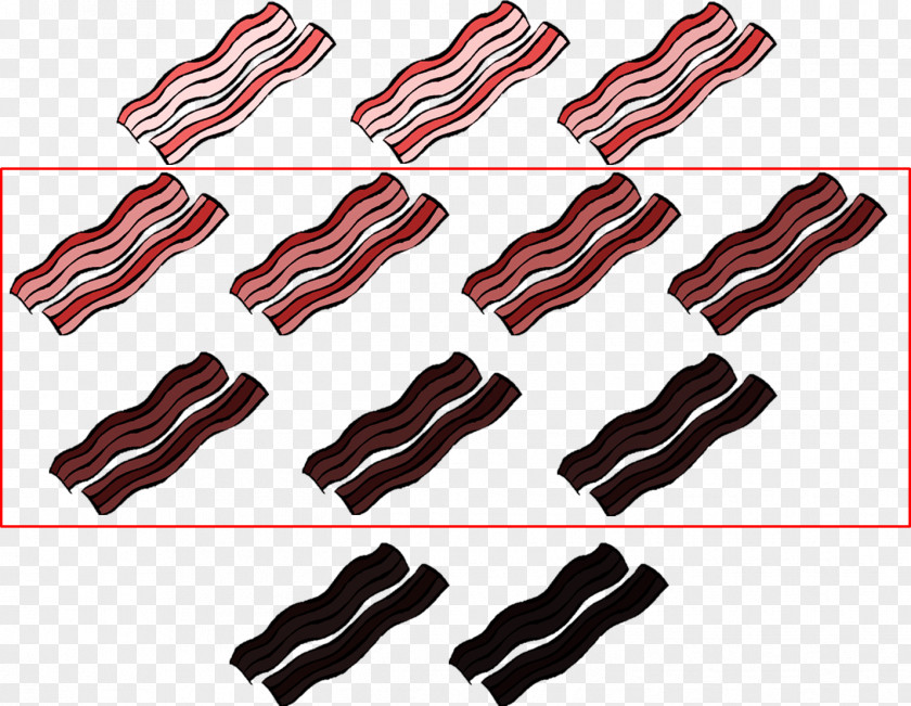 Bacon Food Font PNG