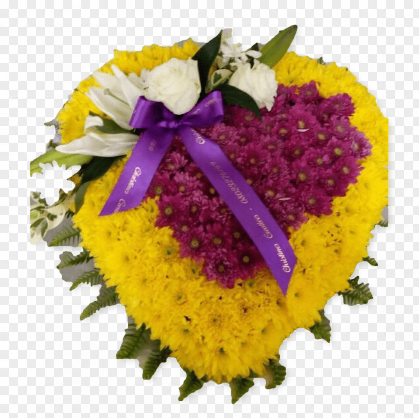 Heart-shaped Spray Cut Flowers Floral Design Chrysanthemum Petal PNG