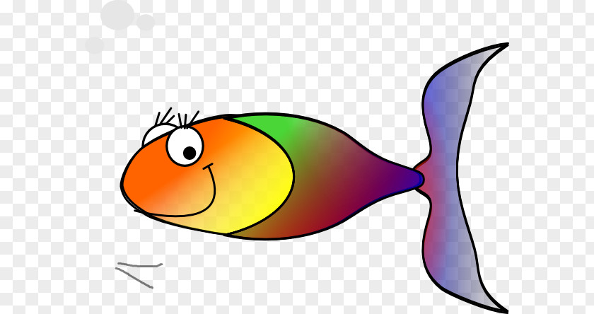 The Rainbow Fish Trout Clip Art PNG