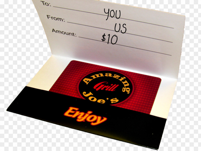 Amazing Card Joe's Grill Gift Restaurant Mobile Phones PNG