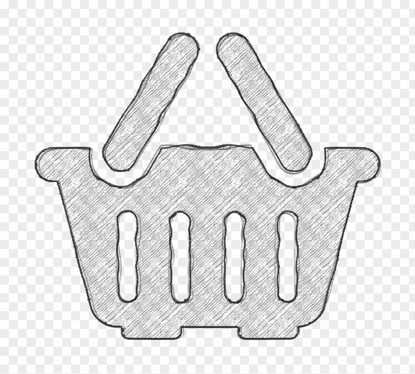 Supermarket Icon Empty Shopping Basket Tools And Utensils PNG