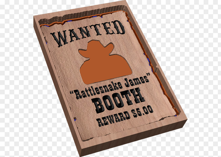 Wanted Wood Stain Carving Varnish Vectric PNG