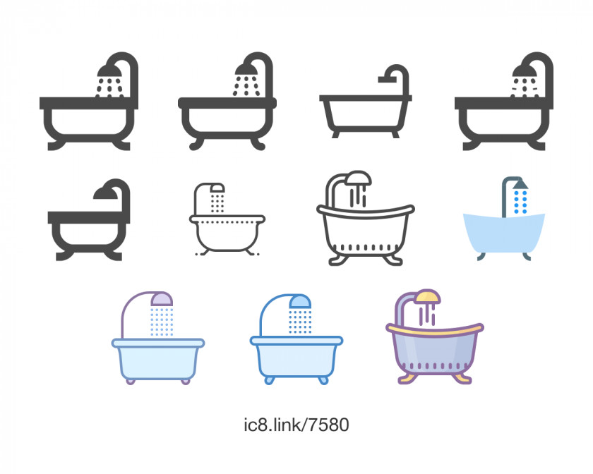 Bathtub Dotty Dots PNG