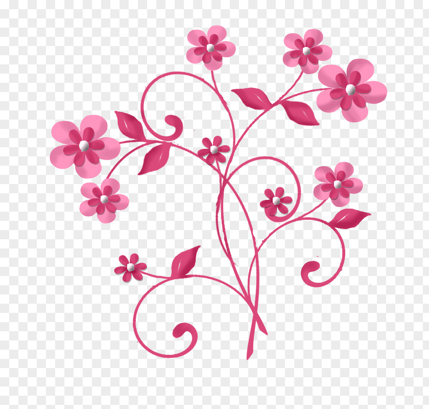 Beautiful Decorative Peach Art Drawing Floral Design Flower Painting PNG